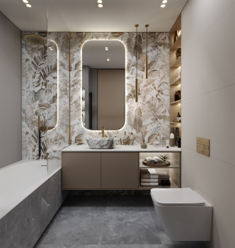 Плитка Staro Decors Elite Flower Decor A+b 60x120 Matt 2 м2