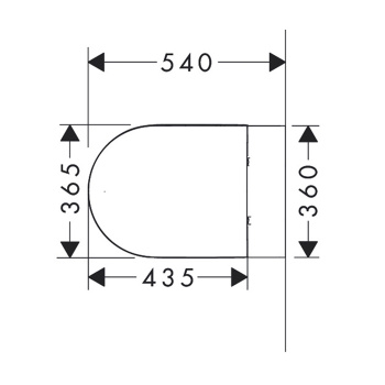 Унитаз подвесной Hansgrohe HGSET002 GladeLake S