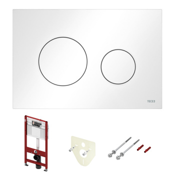 Комплект инсталляции с панелью смыва Tece Tecebase K440920 белый