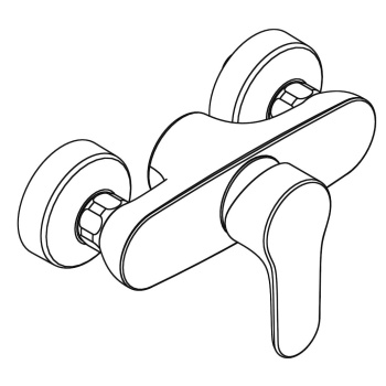 Смеситель Kludi Objekta 327640575 для душа