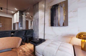 Керамогранит AB 1056G Snow Onix Pink gloss 1200x600