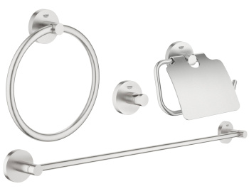 Набор аксессуаров GROHE Essentials 4 предмета, суперсталь 40776DC1