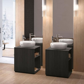 Раковина накладная Cielo Fluid FLLA45 N 45 см черный