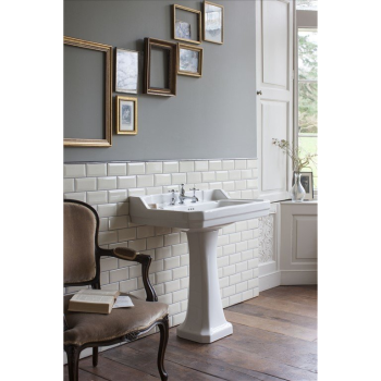 Пьедестал Burlington Bespoke/Lettering P1 белый