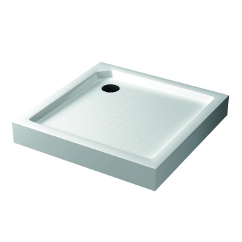 Душевой поддон квадратный RGW SMC SMC-W белый (Уценка) 900x900 мм 57350199-01U