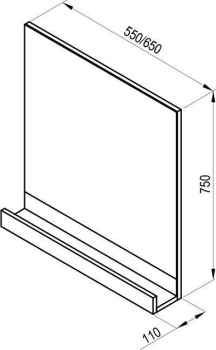 Зеркало Ravak Clear X000000766 1000