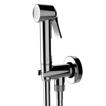 Bossini Apice Гигиенический душ в комплекте с держателем с подводом воды и шлангом 125cм., цвет: хро
