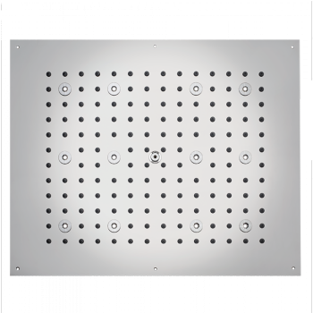 BOSSINI DREAM-RECTANGULAR Верхний душ 570x470 мм, с 12 LED (белый), блок питания/управления, цвет: х
