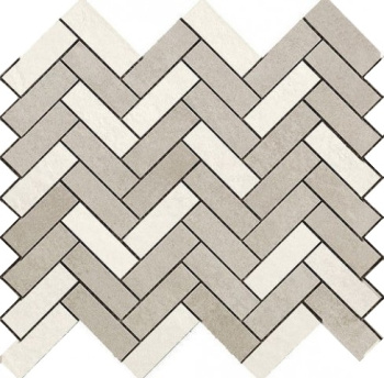 Мозаика R060 Terracruda Mosaico Degrade Calce/Luce 33.2*128.8