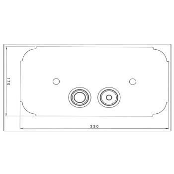 Клавиша смыва Nicolazzi Complementi золото 5542GB