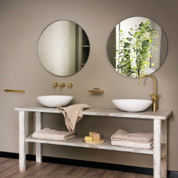 Смеситель для раковины Ramonsoler Adagio встраиваемый золото 912001OC