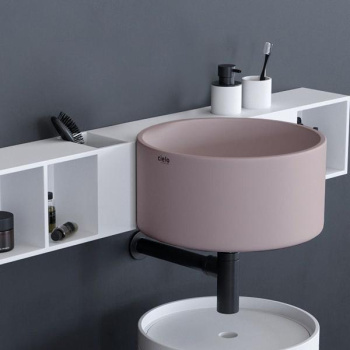 Раковина подвесная Cielo Sella SELSSF CP 40 см розовый