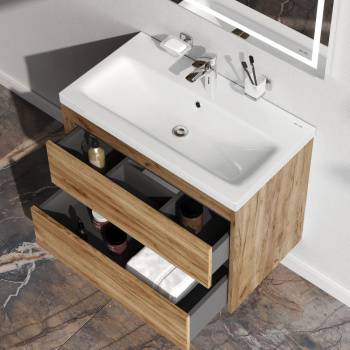 Тумба с раковиной AM.PM Pulse 75 M91-FHX0752OF-WCC0752WG