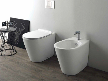 Унитаз напольный Simas Gambassi GA 01 bia белый