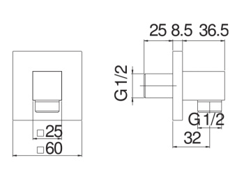 Шланговое подсоединение Nobili AD150/3BM
