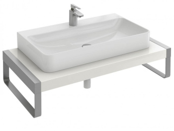 Столешница для раковины Jacob Delafon Parallel EB63-1000-N18 белый блестящий белый