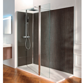 Душевая перегородка 90х200 см Jacob Delafon Contra E22WP90-GA стекло прозрачное