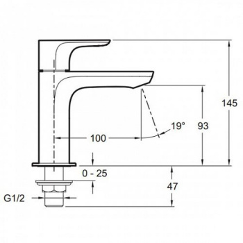 Смеситель для раковины Jacob Delafon Aleo+ E72326-CP хром