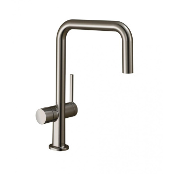 Смеситель для кухни hansgrohe Talis M54, U 220, 1jet 72807800 с запорным вентилем сталь