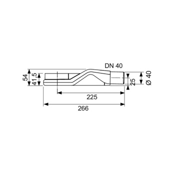Сифон Tece ТЕСЕdrainline DN 40 05 л/с 650004