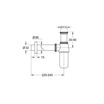 Сифон Grohe 28920000 хром