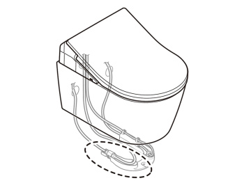 Мини шаровой кран Toto WASHLET SP515011B 3/8" для Washlet