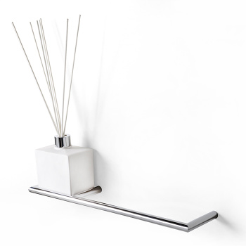 3SC Guy Полотенцедержатель и ароматический диффузор, 40см., слева, подвесной, композит Solid Surface, цвет: белый матовый/хром GU10PSXSL