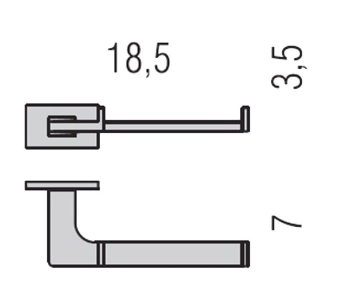 Держатель для туалетной бумаги Colombo Look хром B1608.CR