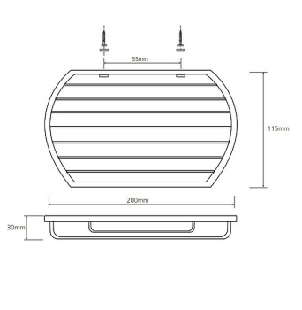 Мыльница Bemeta Cytro 102308112