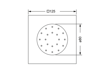 Боковой душ Jorger Turn 649.13.526.000 chrome