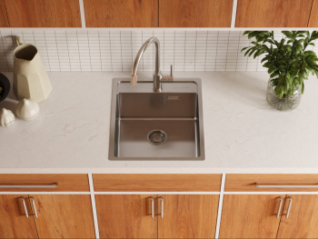 Смеситель для кухни Omoikiri Tamura BN сталь 4994334