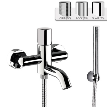 Смеситель для ванны Daniel Trilogy TG610DP золото брашированное