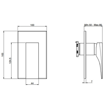 Смеситель для душа Fima Carlo Frattini Zeta встраиваемый, золото F3969X1OR