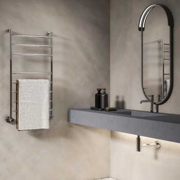 Полотенцесушитель водяной Margaroli Sereno 2442R5404BG 85x61 золото