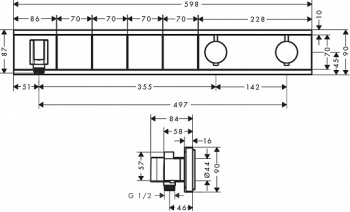 Смеситель для душа Hansgrohe 15357000S хром