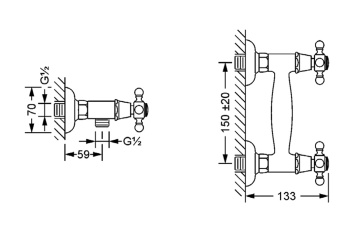 Смеситель для душа Jorger Delphi 109.20.200.000 chrome