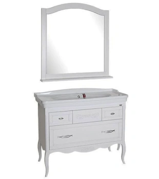 Комплект мебели для ванной ASB-Woodline Модерн 105см 1124601