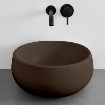 Раковина накладная Cielo Le Bacinelle BATO30 CA 30 см коричневый