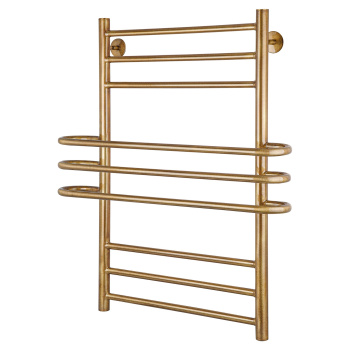 Полотенцесушитель водяной Secado Палермо 4603777477219 80х76 бронза