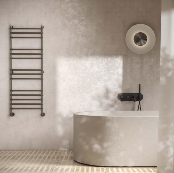 Полотенцесушитель водяной Margaroli Sole 4643711OBN 107x43 бронза