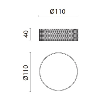 Мыльница настольная Oasis Defile рифленая, хром 0AGD027CR