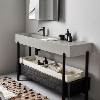 Раковина накладная Cielo Plinio PNLA 140 см белый