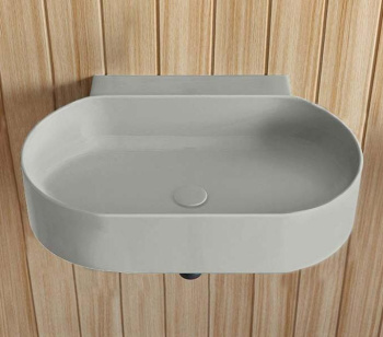 Раковина подвесная Cielo Mare MRLS70SF PM 70 см серый