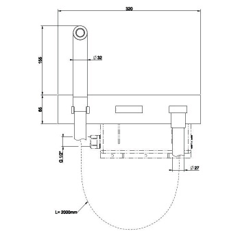 Гигиенический душ Gessi Shower Sets 32941.031 Chrome