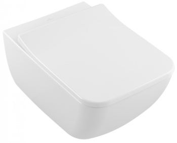 Подвесной унитаз Villeroy&Boch Venticello 4611RS01 с тонким сиденьем микролифт