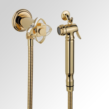 Гигиенический душ THG Petale De Cristal Clair Lisere Dore U6E-F01-5840/8 полир золото