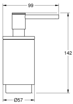 Дозатор для жидкого мыла Grohe Selection 41218KF0 черный