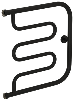 Полотенцесушитель водяной Сунержа Лира 500х500 31-0011-5050 матовый черный