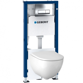 Унитаз с инсталляцией Geberit Acanto 500.128.21.A