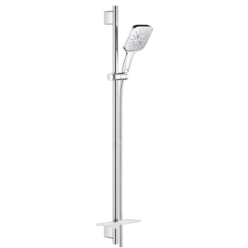 Душевой гарнитур GROHE Rainshower SmartActive 130 Cube, 3 вида струй, хром 26587000